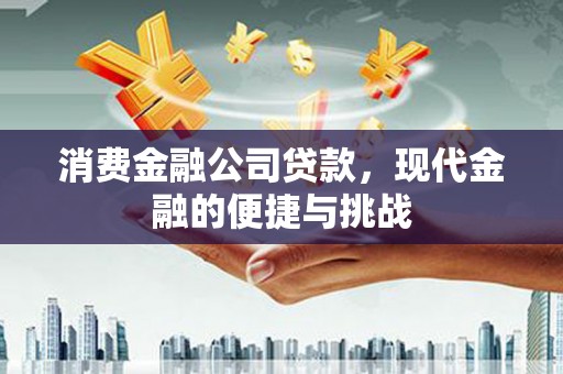 和田消费金融公司贷款，现代金融的便捷与挑战