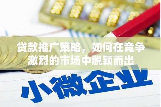 和田贷款推广策略，如何在竞争激烈的市场中脱颖而出