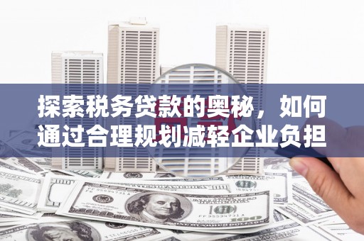 和田探索税务贷款的奥秘，如何通过合理规划减轻企业负担