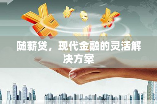 和田随薪贷，现代金融的灵活解决方案