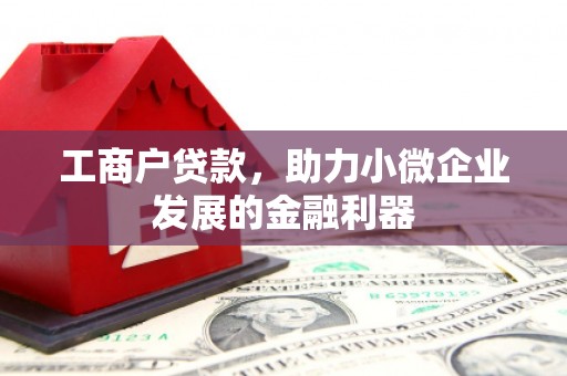 和田工商户贷款，助力小微企业发展的金融利器