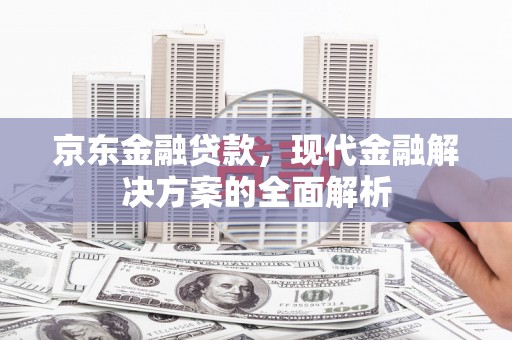 和田京东金融贷款，现代金融解决方案的全面解析