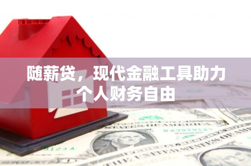 和田随薪贷，现代金融工具助力个人财务自由