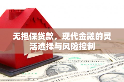 和田无担保贷款，现代金融的灵活选择与风险控制