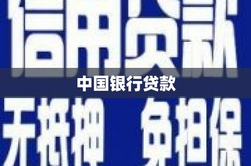 和田中国银行贷款