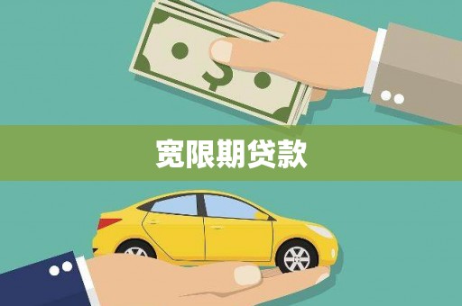 和田宽限期贷款