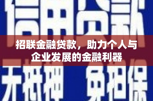 和田招联金融贷款，助力个人与企业发展的金融利器