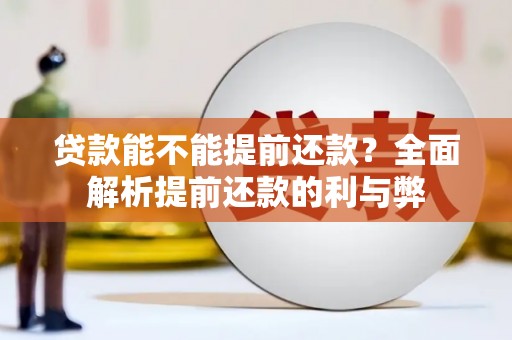 和田贷款能不能提前还款？全面解析提前还款的利与弊