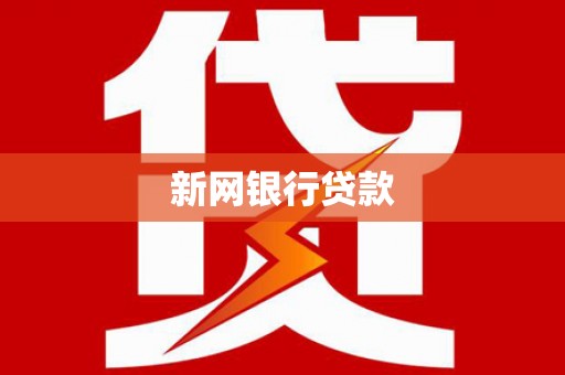 和田新网银行贷款