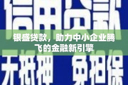和田银盛贷款，助力中小企业腾飞的金融新引擎