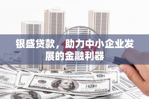 和田银盛贷款，助力中小企业发展的金融利器