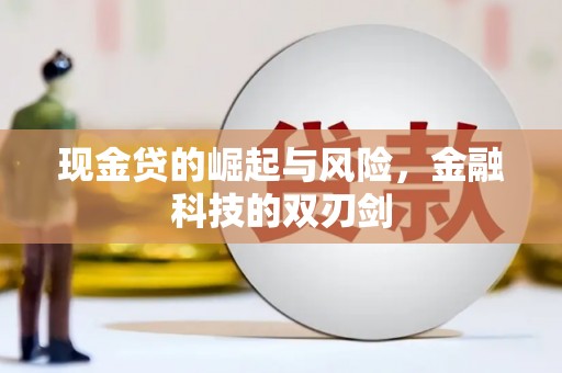 和田现金贷的崛起与风险，金融科技的双刃剑