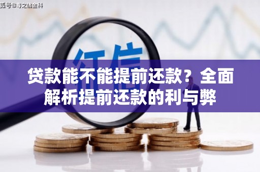和田贷款能不能提前还款？全面解析提前还款的利与弊