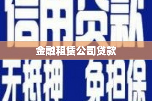 和田金融租赁公司贷款