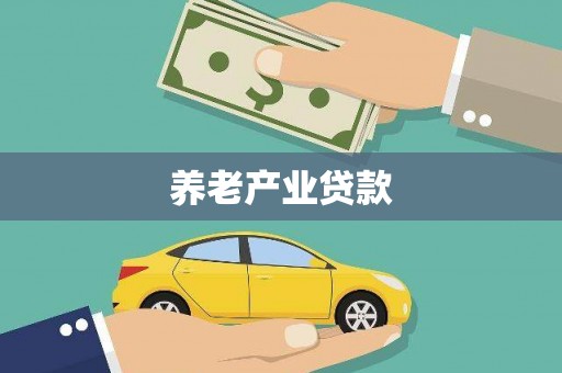 和田养老产业贷款