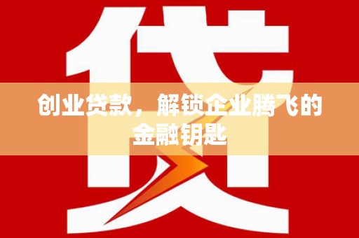 和田创业贷款，解锁企业腾飞的金融钥匙
